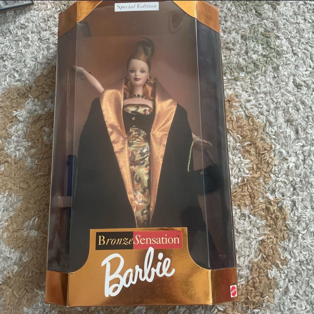 Barbie Bronze Glamour Doll with Black Accents